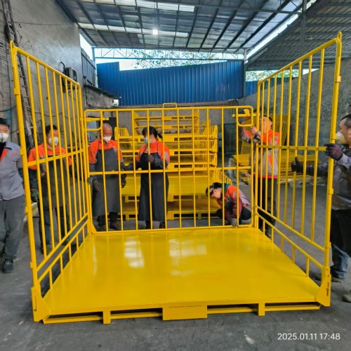 Heavy-Duty Collapsible Metal Stillages for E-Waste Management
