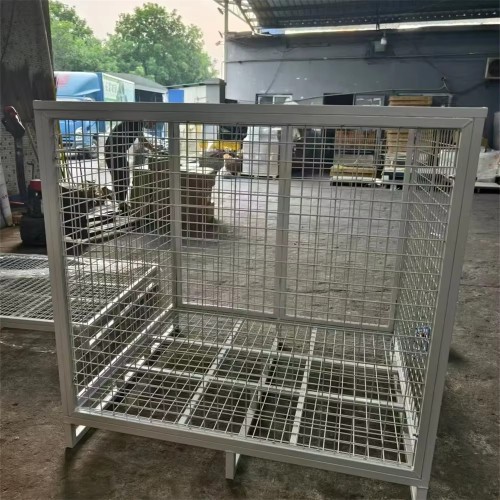 Heavy Duty Galvanized Pallet Cage – Durable Mesh Container for Material Handling