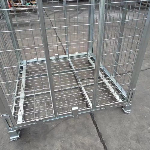 Surface Buckle Closure Low Cost  Zinc Galvanized Steel Oxygen Cylinder Gas Storage Cage